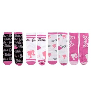 Socken Barbie Bunt 35-38 Sparbüchse 4 Paare
