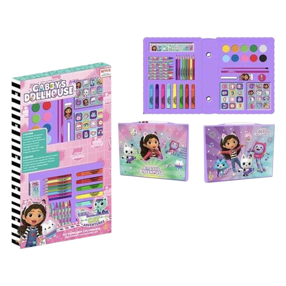 Papierwaren-Set Gabby's Dollhouse Lila