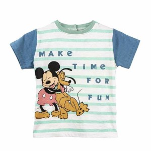 Child's Short Sleeve T-Shirt Mickey Mouse Multicolour 18 Months