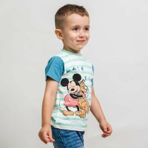 T shirt à manches courtes Enfant Mickey Mouse Multicouleur 18 Mois