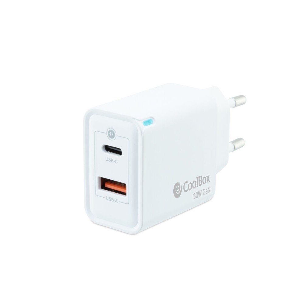Chargeur mural CoolBox COO-CUP-30CA Blanc 20 W