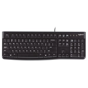 Keyboard Logitech K120 Black Spanish Qwerty Qwerty US