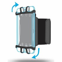 Bracelet pour Téléphone Portable Mobilis 030003 Noir Silicone