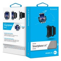 Bracelet for Mobile Phone Mobilis 030003 Black Silicone