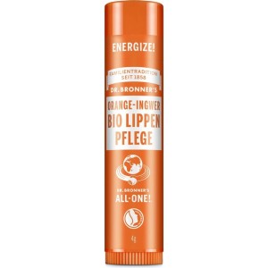 Baume à lèvres Dr Bronner's Orange Ingwer 4 g