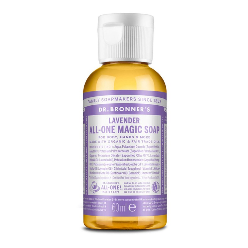 Liquid Soap Dr Bronner's 60 ml Lavendar