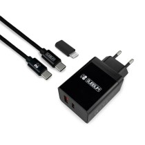 Wandladegerät Subblim SUBCHG-3WPD11 Schwarz