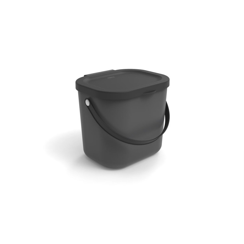 Bucket container Rotho Anthracite Recycled plastic