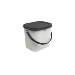 Bucket container Rotho White Recycled plastic