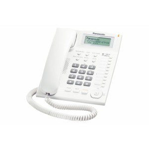 Festnetztelefon Panasonic KX-TS880EXW LCD Weiß