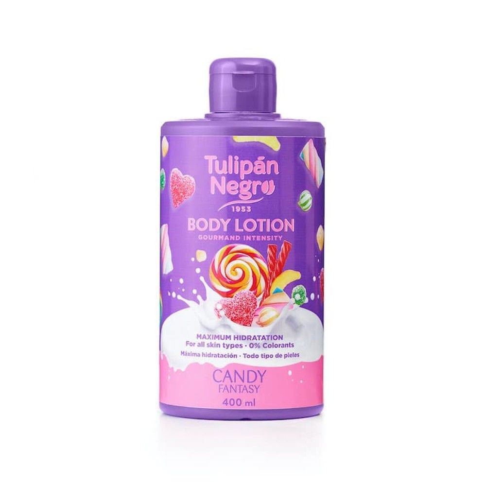 Lotion corporelle Tulipán Negro Candy Fantasy Purple 400 ml