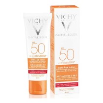 Sonnenschutzcreme für das Gesicht Vichy VCH00115 Spf 50 3 in 1 Anti-Aging