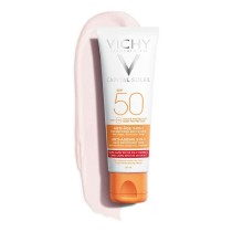 Sonnenschutzcreme für das Gesicht Vichy VCH00115 Spf 50 3 in 1 Anti-Aging