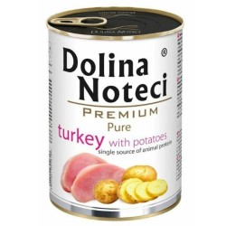 Alimentation humide Dolina Noteci Premium Pure Dinde Pommes de terre 400 g