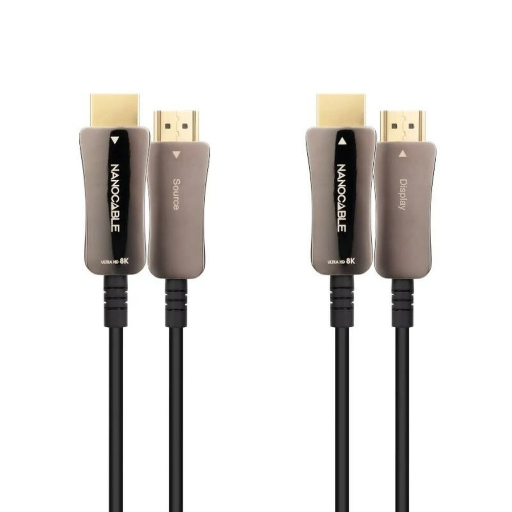 HDMI Cable NANOCABLE 10.15.2110 10 m Black 8K Ultra HD 48 Gbit/s