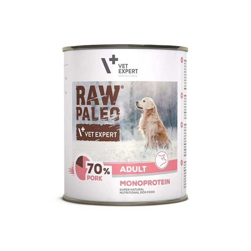 Wet food VETEXPERT Adult Monoprotein Pig 800 g