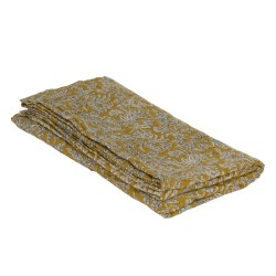 Serviette Paréo Beige Moutarde Coton 90 x 180 cm