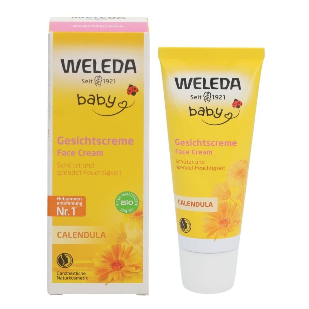 Crème Hydratante pour le Visage pour Bébés Weleda Baby Calendula 50 ml