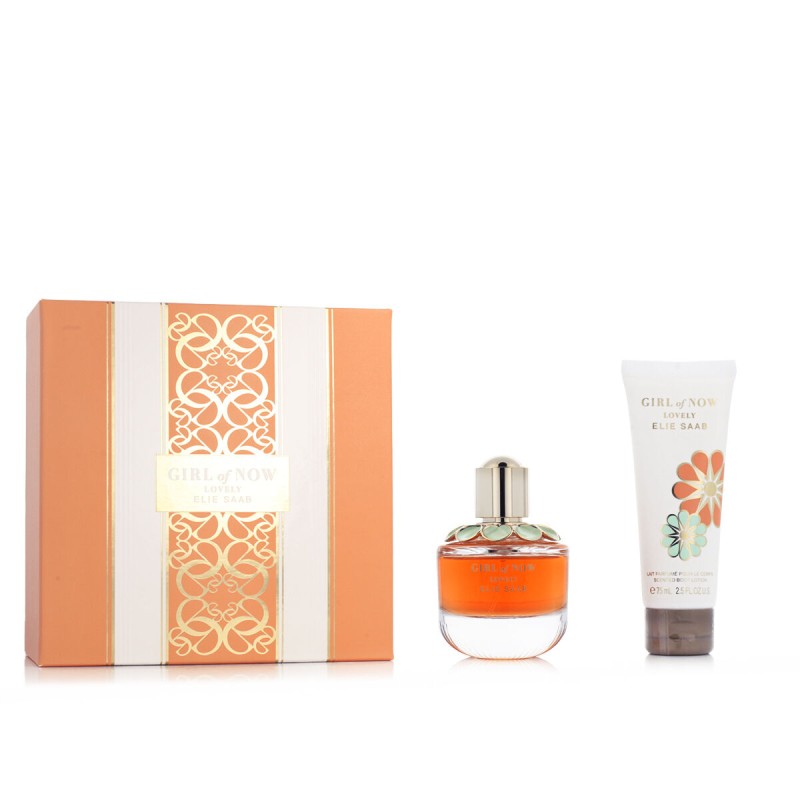 Set mit Damenparfüm Elie Saab EDP Girl Of Now Lovely 2 Stücke