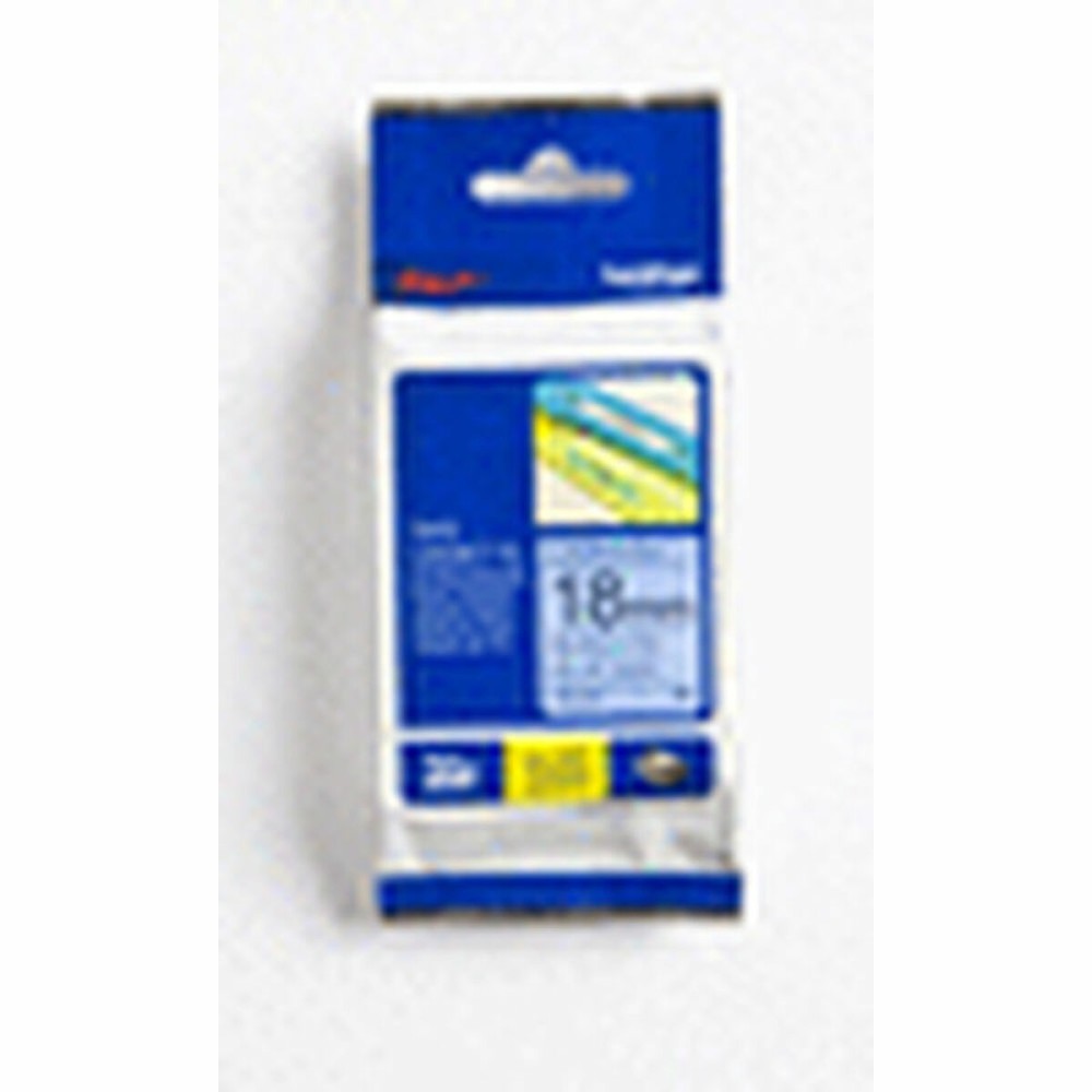 Ruban Laminé pour Etiqueteuses Brother TZE541 Noir 18mm