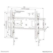 Support de TV Neomounts WL35-750BL16 42" 86"