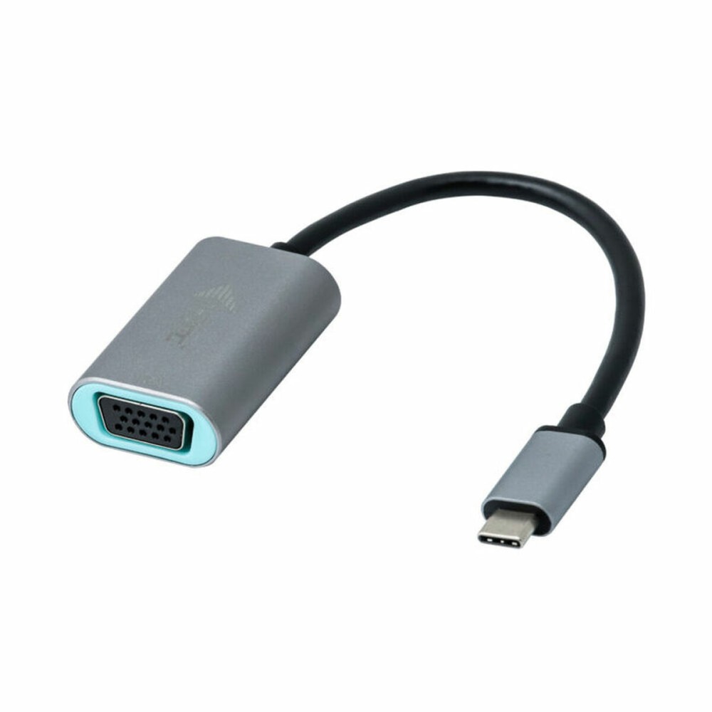 USB C to VGA Adapter i-Tec C31METALVGA60HZ Grey