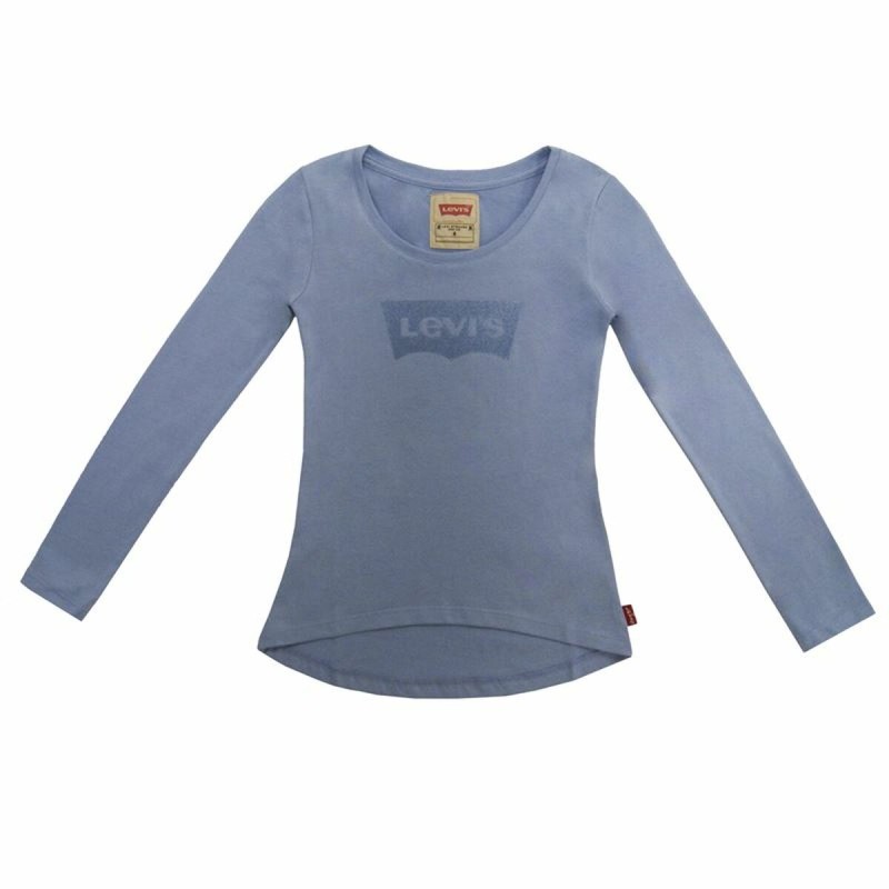 T-shirt à Manches Longues Enfant Levi's Fille Bleu Acier