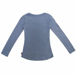 T-shirt à Manches Longues Enfant Levi's Fille Bleu Acier