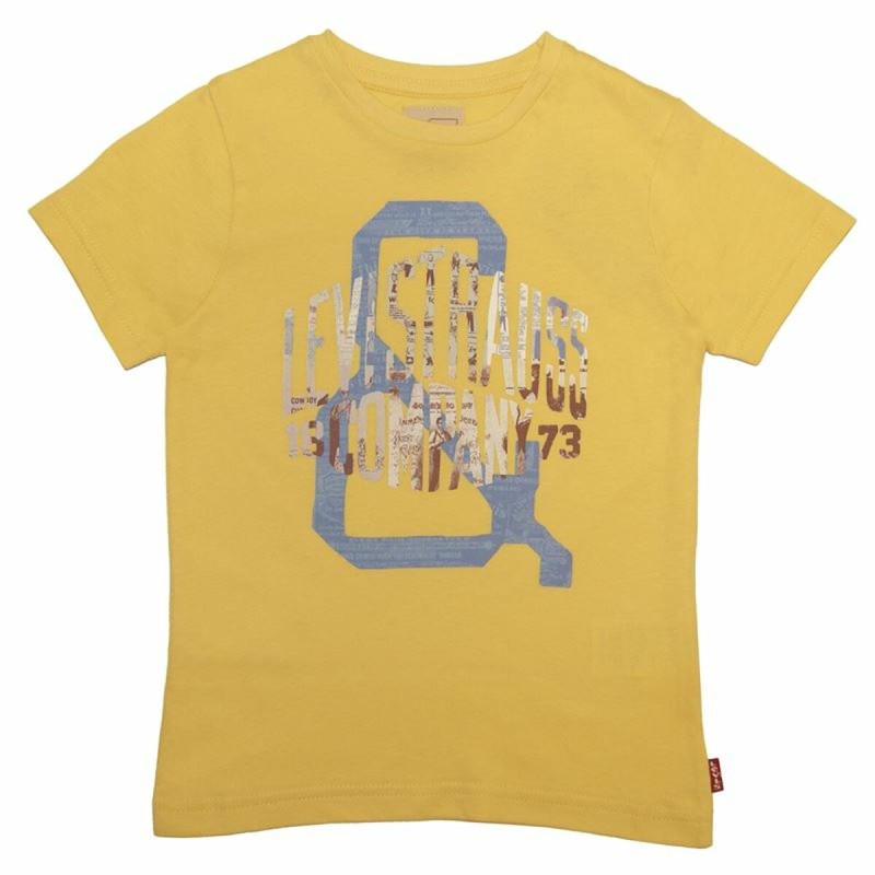 Child's Short Sleeve T-Shirt Levi's White