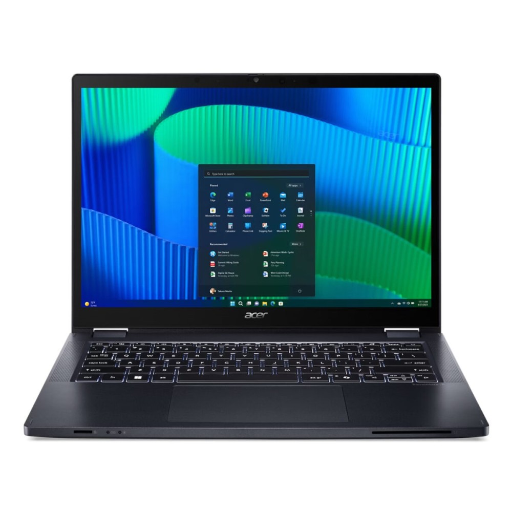 Laptop Acer TMP414RN-54 14" Intel Core Ultra 7 155u 16 GB RAM 512 GB SSD Qwerty Spanisch