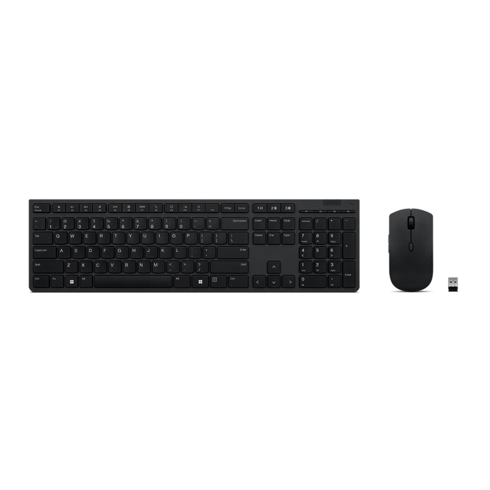 Tastatur mit Maus Lenovo 4X31K03961 Grau Portugiesisch