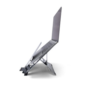 Laptop-Stand R-Go RGORIDOCBL Aluminium