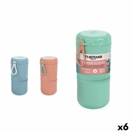 Thermos de Voyage ThermoSport Double 380 ml + 380 ml (6 Unités)