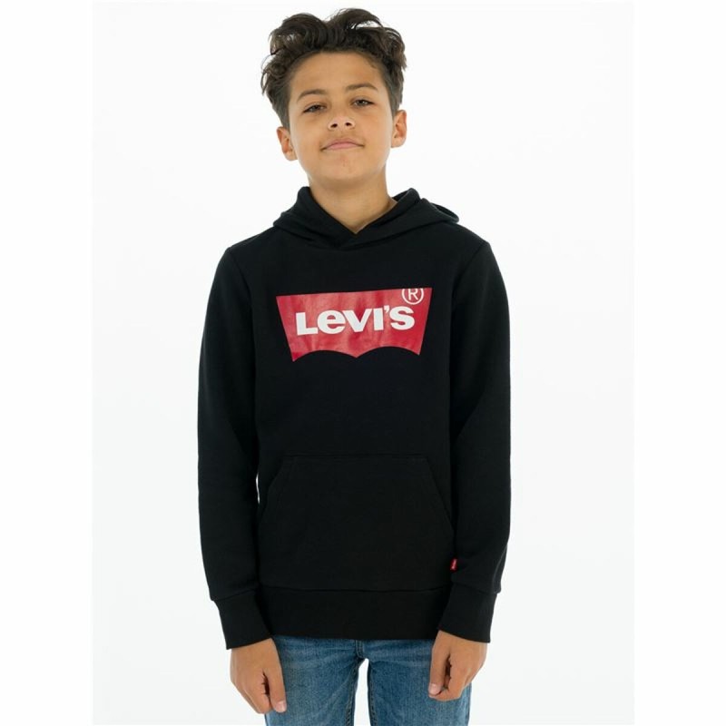 Sweat à capuche enfant S KNIT TOP Levi's 8E8778-023 Noir