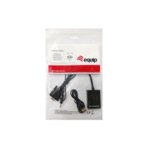 VGA-zu-HDMI-Adapter mit Audio Equip 119038 Schwarz