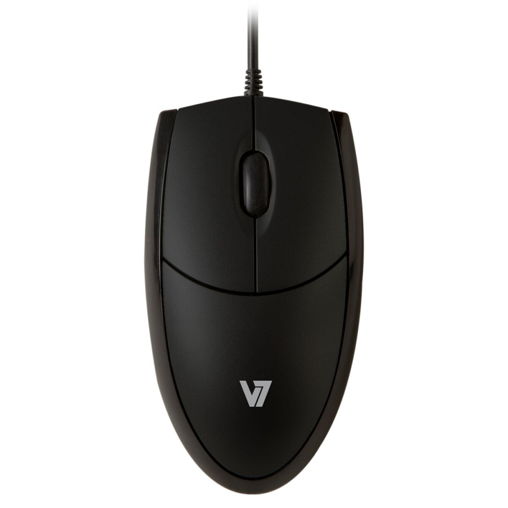 Mouse V7 MV3000010-BLK-5E Black 1000 dpi