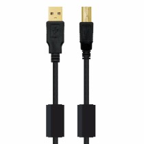 Câble USB 2.0 A vers USB B NANOCABLE 10.01.1205 Noir 5 m (1 Unité)