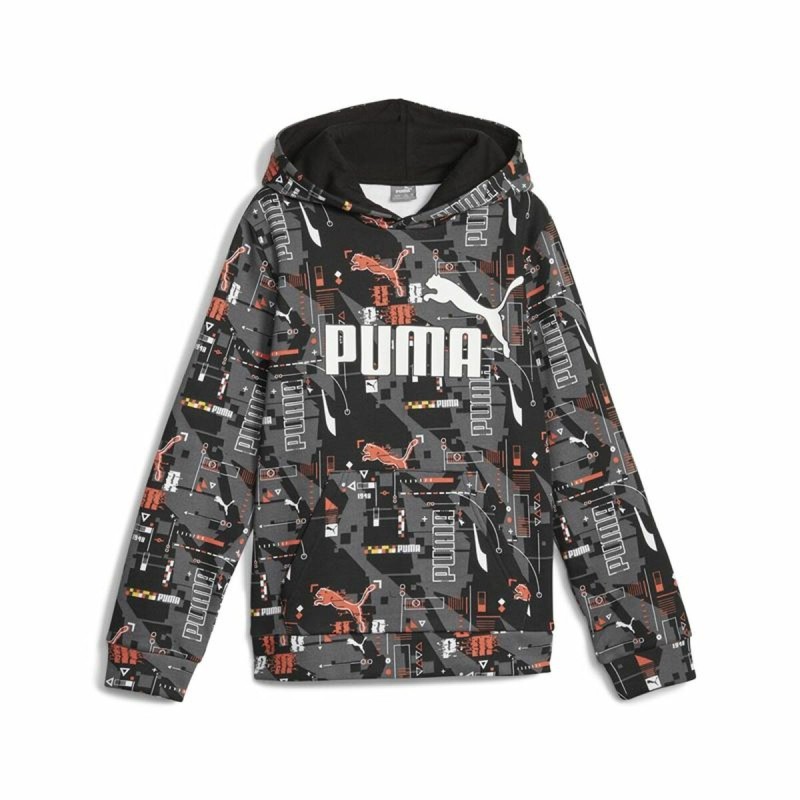 Sweat à capuche enfant Puma  Ess+ Futureverse Aop Noir