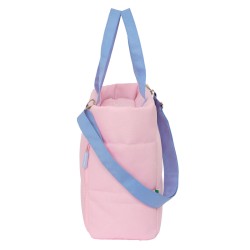 Handtasche Benetton Pink Rosa 40 x 31 x 17 cm