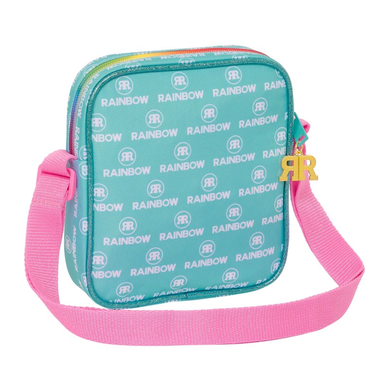 Sac à Bandoulière Rainbow High Paradise Turquoise 16 x 18 x 4 cm