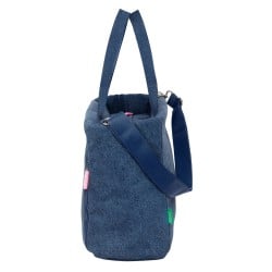 Handtasche Benetton Denim Blau 40 x 31 x 17 cm