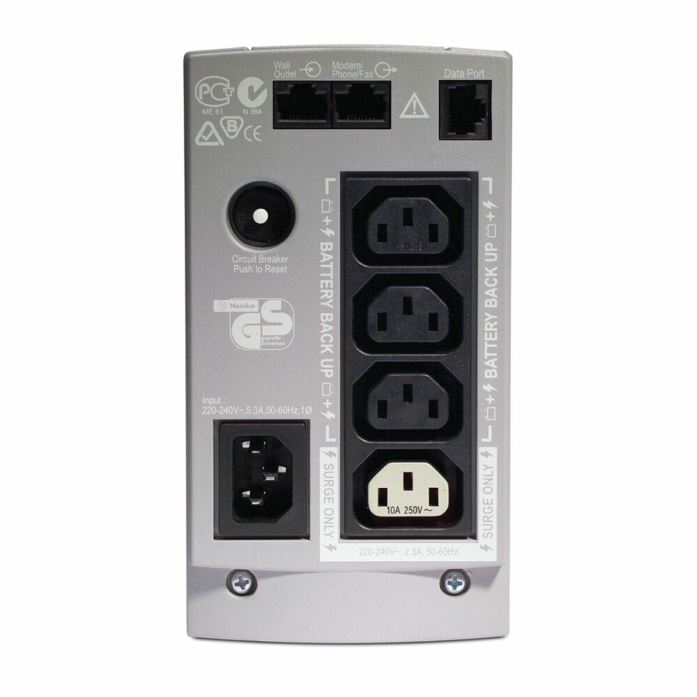 Uninterruptible Power Supply System Interactive UPS APC BK500EI 