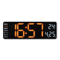 Wall Clock with Thermometer Hama Santa Cruz