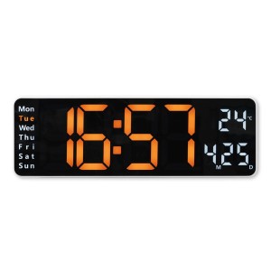Wanduhr mit Thermometer Hama Santa Cruz