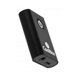 Émetteur-Récepteur d'Audio Bluetooth CoolBox COO-BTALINK 160 mAh Noir