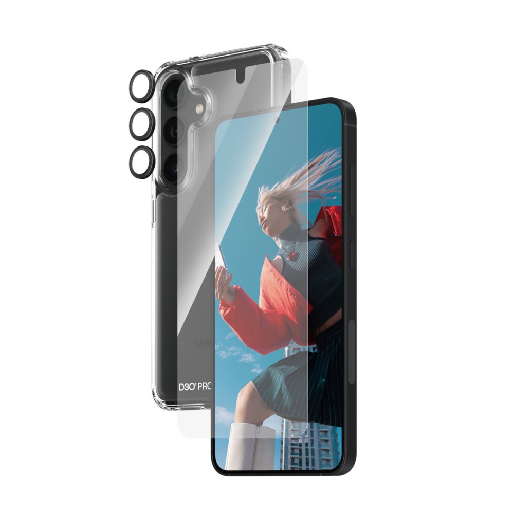 Protection pour téléphone portable Panzer Glass B1210+7350 Transparent Galaxy S24