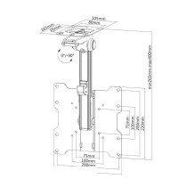 TV Mount Neomounts FPMA-C020BLACK 10" 40" 20 kg