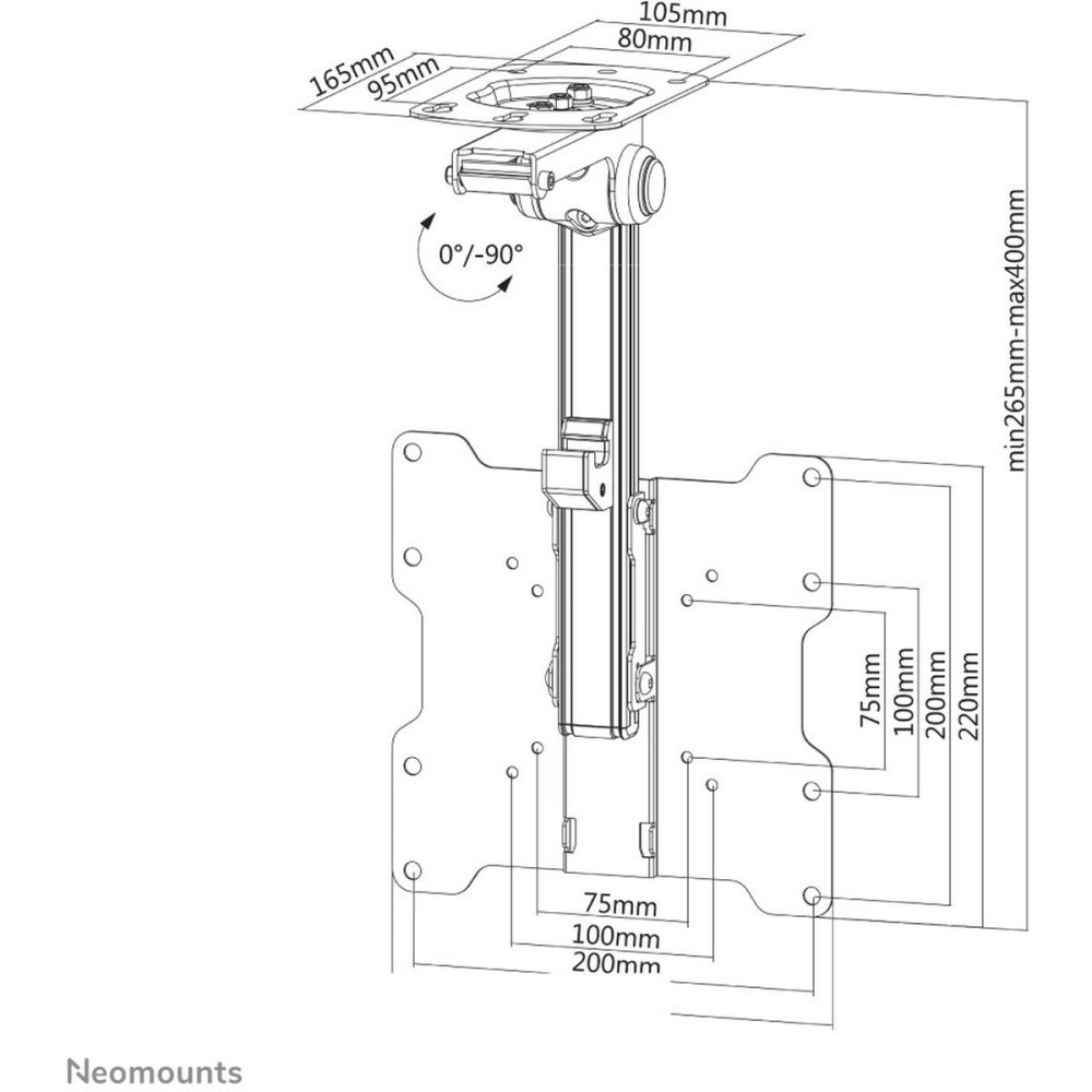 TV Halterung Neomounts FPMA-C020BLACK 10" 40" 20 kg