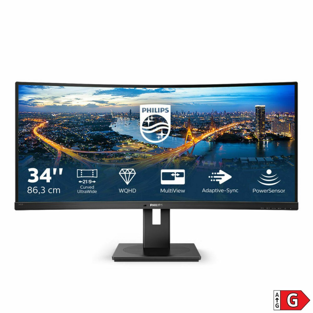 Écran Philips 345B1C/00 34" LED VA LCD Flicker free 50-60 Hz