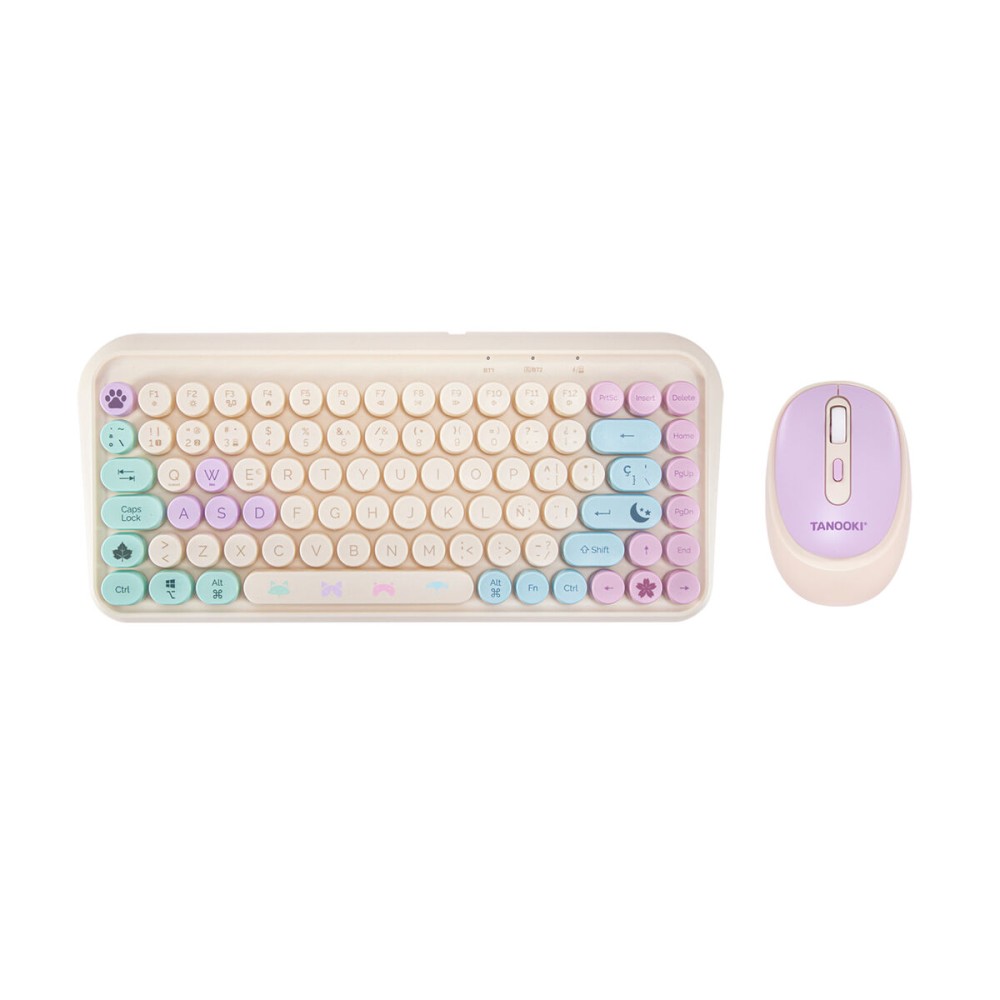 Keyboard and Mouse FR-TEC TNK4001 QWERTY